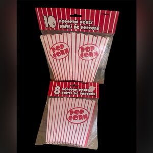 New in Pkg 18 Cardboard Popcorn Holders